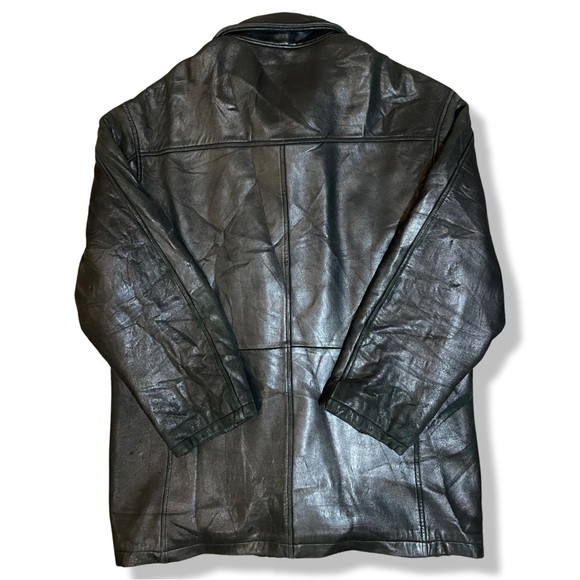 Vintage Perry Ellis Super Soft Leather Jacket - Picture 6 of 8